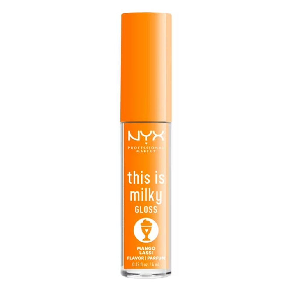 NYX Milky Gloss, Lip Gloss with 12 Hour Hydration, Vegan Mango
